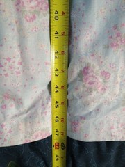 Vtg Lanz Originals 80s Dress Sz 8 Blue Pink Floral Cottagecore Belt Pockets READ