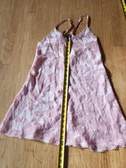 Vntg Undercover Wear Pink Burn Out &Lace Nightgown Lingerie*Adjustable Strap*szM