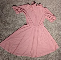 Vintage Sears The Fashion Place Women’s Dress Sz 16 Pink 5 Button Up MADE in USA