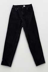 Vintage Levis Jeans Womens 8 M Black 551 Relaxed Tapered 90s Denim Made in USA