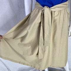 Vintage “Toni Todd” 60s 70s MOD color block knee length dress size 8 blue khaki