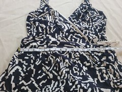 Vintage Robby Len Lane Bryant One Piece Swimsuit Dress Skirt Womens Size L/XL