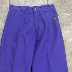 Roughrider by Circle S Vintage Purple Western Pants High Waist Size 9/10 x 34