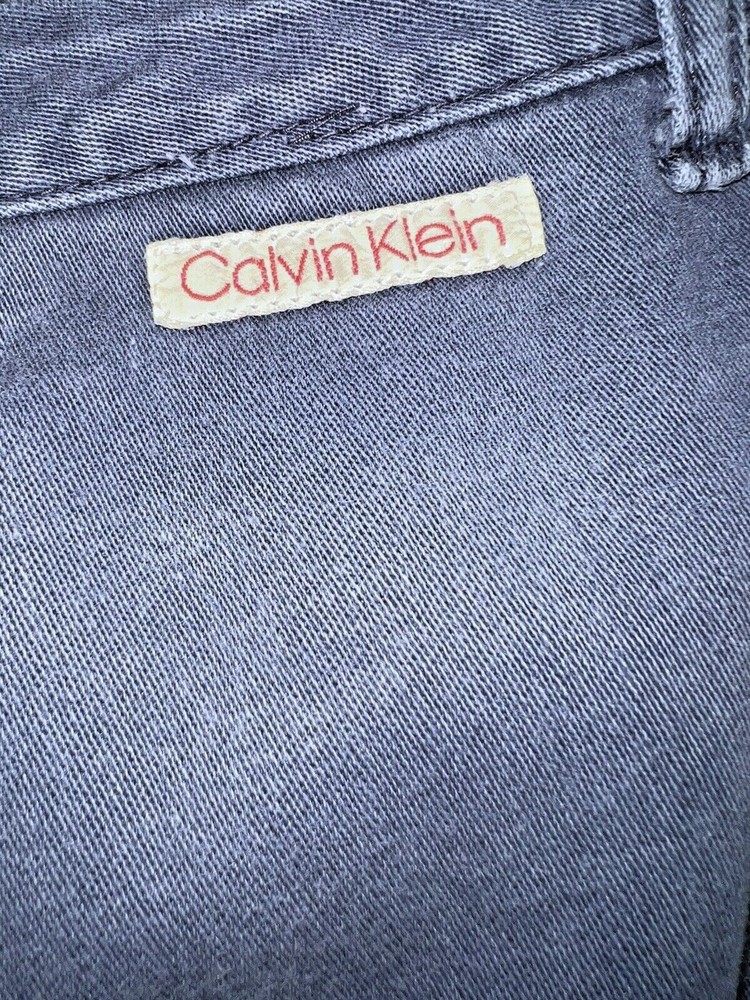 VTG Calvin Klein Jeans High Waist Smooth Bottom Cut 682 -Sz 9 – Actual 25 x 31.5