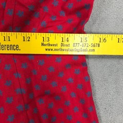 Vintage Susan Bristol Dress Womens 8 Floral Denim Trim Western Farm Prairie 90s