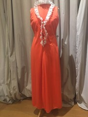 Vintage 60’s Boudoir Palazzo Hostess Jumpsuit M