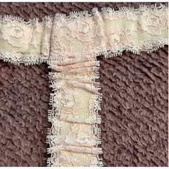 Vintage Simone Garter Belt Floral Lace ILGWU Union Made Lingerie 24-32 Waist