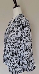 Vtg Torrid Skull Cardigan Size L XL 1 AOP Mall Goth Y2K Pink Label Halloween