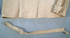 Leathers by New England Women’s Jacket Vintage 19″ x 25″ Made in USA, Has Wear