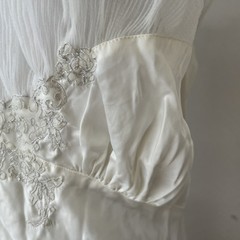 Vintage Godfried 30s/40s Long GOWN Lingerie Dress CHIFFON Nightgown 34, Small