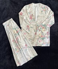 Vintage Floral Blazer Set From Brand teddi Back To 1980’s