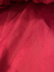 VTG Night Way Nightway Coll. Red Maxi Formal Ball Dress Gown, Sz 14 READ
