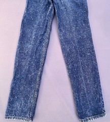 Vintage Levi’s 501 Jeans Made USA 28×33 Blue Galactic Galaxy Wash 1990s Button