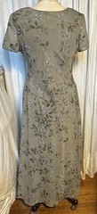 Vintage Ronni Nicole Women’s S Sleeve Long Floral Chiffon Dress Sz 10 used
