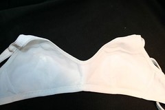 36 B VTG 70s NOS Nylon CONTOUR Keyhole Bra Soft’n Sensuous Exquisite Form P3789