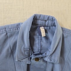 VTG 80s Boilersuit Coveralls Women XS Mechanic Blue Jumpsuit Workwear Distressed