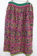 Vtg Hand Embroidered Mirror Gypsy Banjara Skirt Bombay India Ahmedabad Maxi Boho
