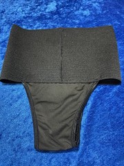 Black Shaper Girdle Panties Size Small Slimming Thong Panty Tummy Control