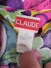 VTG’80s Claudia Kitsch Fruit Print Blazer Jacket Watermelon Cherry Pop Art Deco