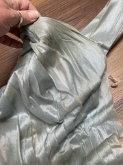 Vintage M/L Volump Cupcake Tiered Blue 1950s Prom Dress
