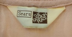 1970s Sears Fashion Place Pink Dress Size 14 W/Collar Career Church Vintage #L12