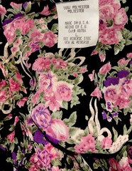 VTG IVY Women Size L BOHO Button Up Ruffled V-Neck Floral Chiffon Top Multicolor