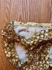 1930’s Burlesque Showgirl Sequined Hot Pants With Fringe