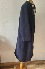 Vtg Women’s Wool Coat Trench Overcoat Size L UK14 US 10 VIP Petites