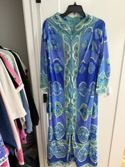 emilio pucci vintage form fit roger’s night gown robe