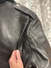 Vintage 70’s Sears The Leather Shop Motorcycle Ramones Jacket Womens 14* READ