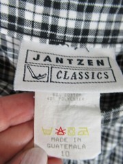 Vintage 90s Jantzen Pleated High Rise Mom Shorts Women 10 Plaid 80s