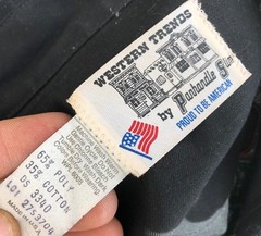 Panhandle Slim Vintage Western Trends Black Rose Rockabilly Cowgirl Shirt Size 6