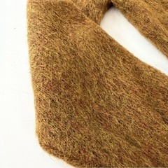VTG 1960s Wool Mohair Fuzzy Cardigan Kurt Cobain Grunge Sweater Sz Small