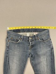 Vintage Lucky Brand Womens Blue Jeans Sz 2/26 Dungarees Made in USA Button Fly