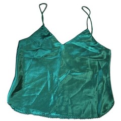 Vintage Jo Intimates Kelly Green Camisole Size Small Made In Hong Kong