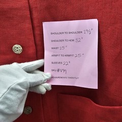 Vintage Unbranded Women Chest Size 50 Inches Red Linen Jacket