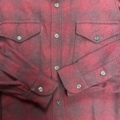 Vintage 70s Pendleton Western Women’s Wool Shirt Made in the USA Size 14.5