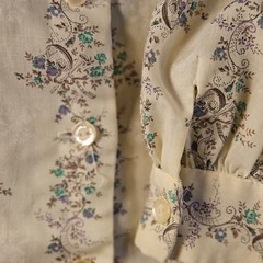 Vintage 70s R&K Originals Floral Shirt Dress ILGWU Union Made USA Women’s Small