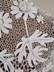 Vintage Edwardian EXQUISITE Irish Crochet Fancy Day Jacket