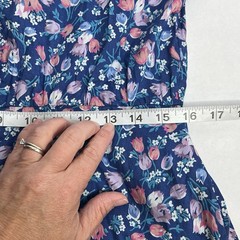 Vintage Liberty of London Floral Lawn Cotton Dress Size 16 (8)