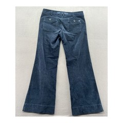 VTG American Eagle Pants Navy Blue Corduroy Wide Leg Button Fly Low Rise
