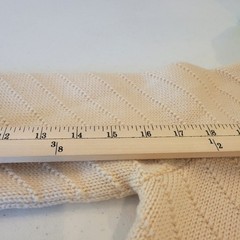 Vintage Norma Della Legge Wool Cardigan Sweater Cream Button Front Size Medium