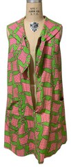 Late 60s/Early 70s Vintage Women’s Scarf Print Miss Bergdorf Trapeze Dress Sz S