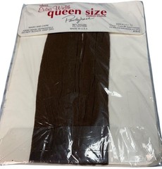 Vintage Deep Tones Queen Size Sheer Pantyhose 3X-4X NOS USA Lot 4 Coffee Suntan