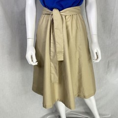 Vintage “Toni Todd” 60s 70s MOD color block knee length dress size 8 blue khaki