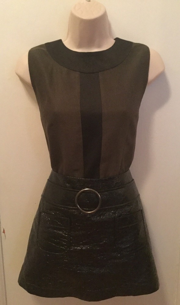 1960s Mod Custom Carnaby Streak U.K Scooter Space Age Tunic Green M