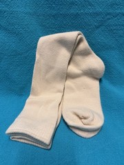 Vintage Ladies Socks Acrylic Crew Peach 8-11 21″ 80’s 90’s NOS.