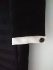 Vintage Double-Breasted Lined Coat Midnight Blue Spring/Fall Approx Sz XS ILGWU