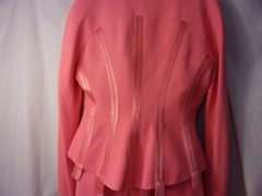 Vintage 1980S Evelyne Mandel Paris Barbie Pink Skirt Suit 10 Super Cool