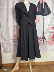 RESI HAMMERER Vintage Costume 36 38 40 Virgin Wool Designer Loden Couture 90s